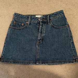 New Still Here NYC denim skirt 24